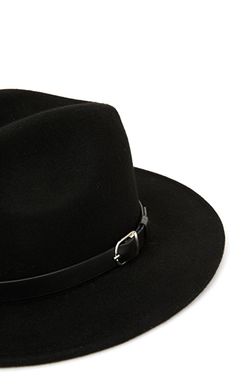 Black Men's Wool Hat