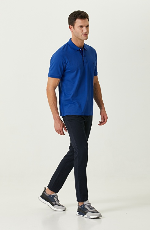 Navy Blue 5 Pocket Casual Trousers