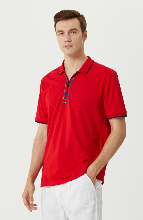 Slim Fit Red T-shirt