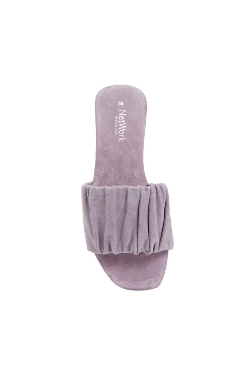 Lilac Women's Suede Slippers