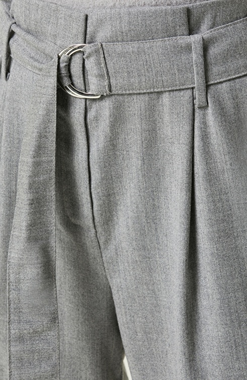 Light Gray Wool Trousers