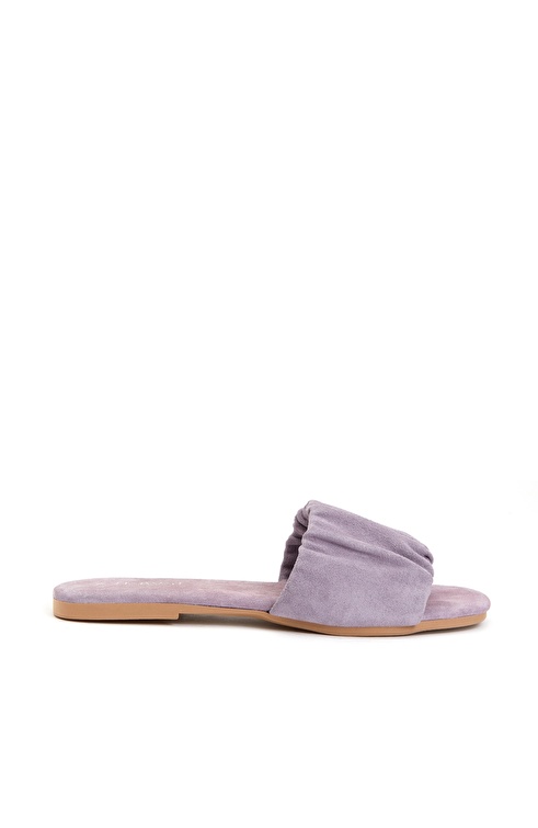 Lilac Women's Suede Slippers