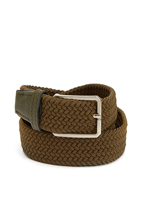 Dark Khaki Men's Belt