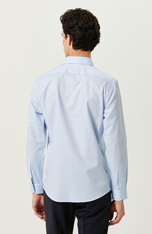 Blue Slim Fit Shirt