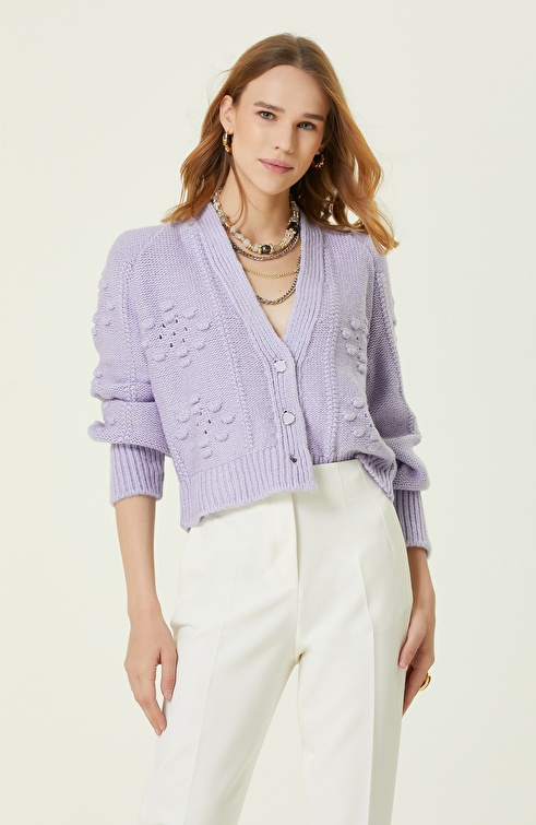 Lilac Cardigan