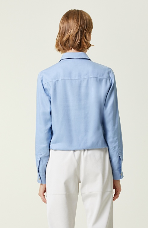 Slim Fit Light Blue Shirt