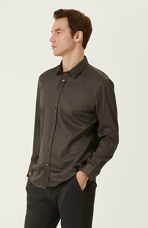 Mink Colored Non-Iron Shirt