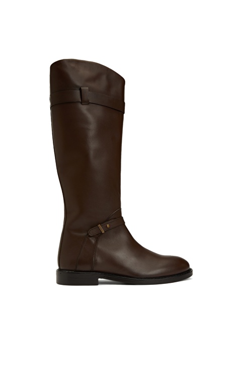 Brown Women's Leather Boots