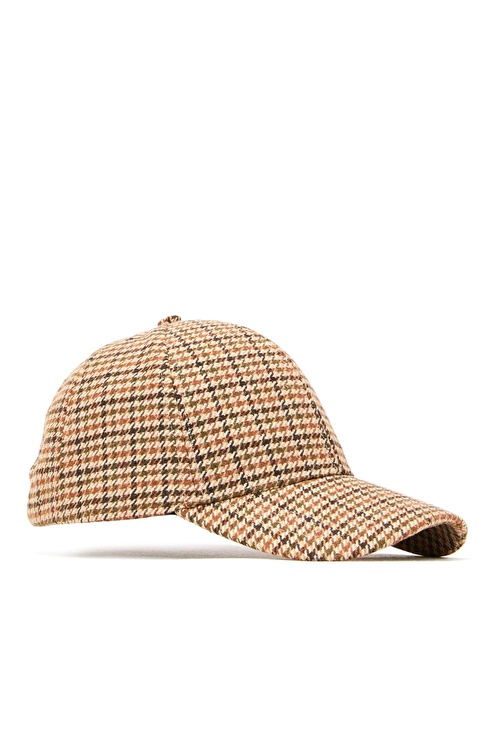 Brown Gingham Unisex Hat