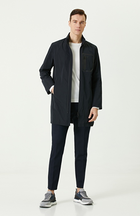 Navy Blue Top Coat