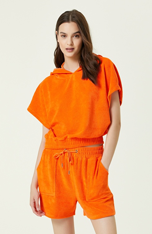 Orange Towel Sweatshirt