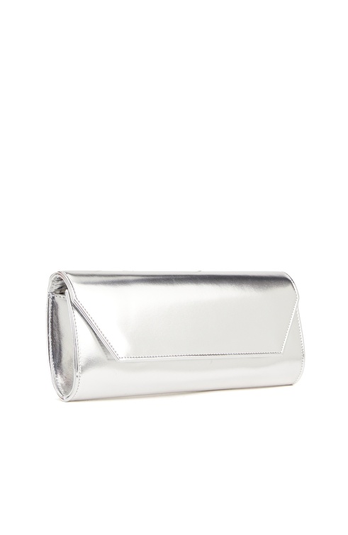 Silver Women's Clutch