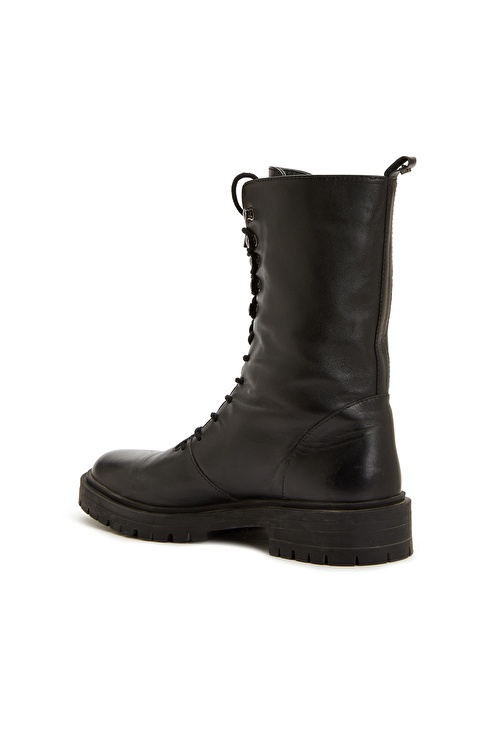 Black Women's Leather Boots