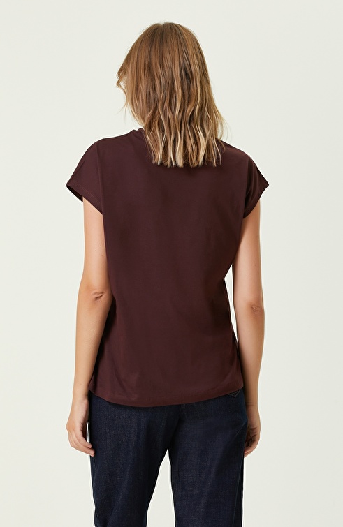 Burgundy T-shirt