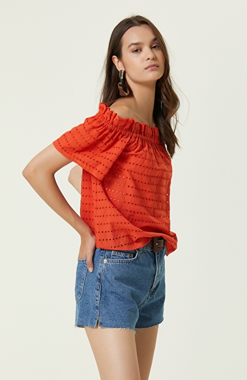 Pomegranate Blossom Blouse