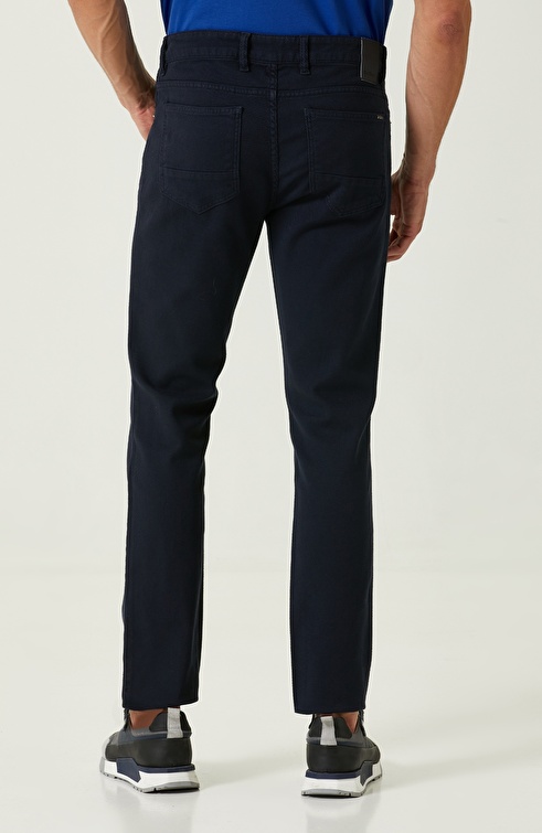 Navy Blue 5 Pocket Casual Trousers