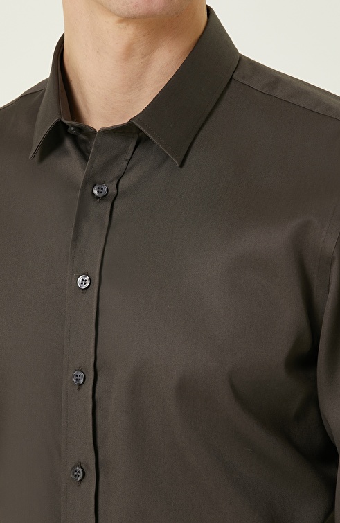 Mink Colored Non-Iron Shirt