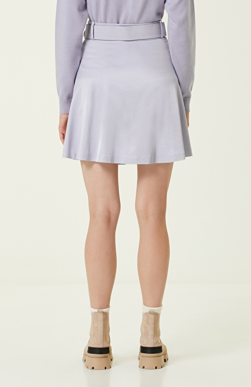 Lilac Mini Skirt