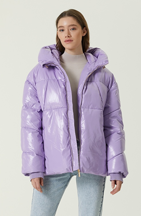 Lilac Puff Coat