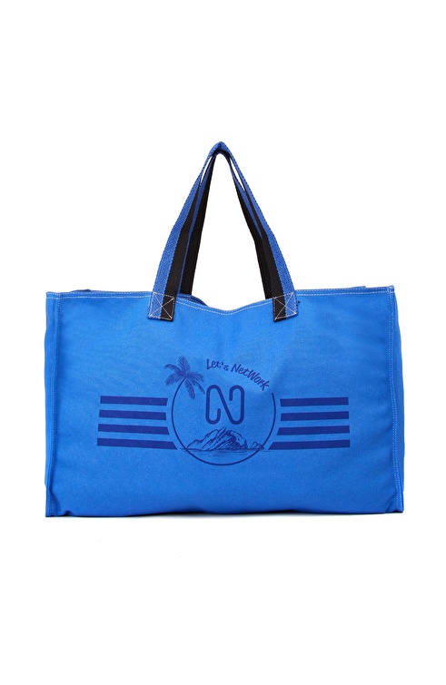 Navy Blue Women's Beach Bag