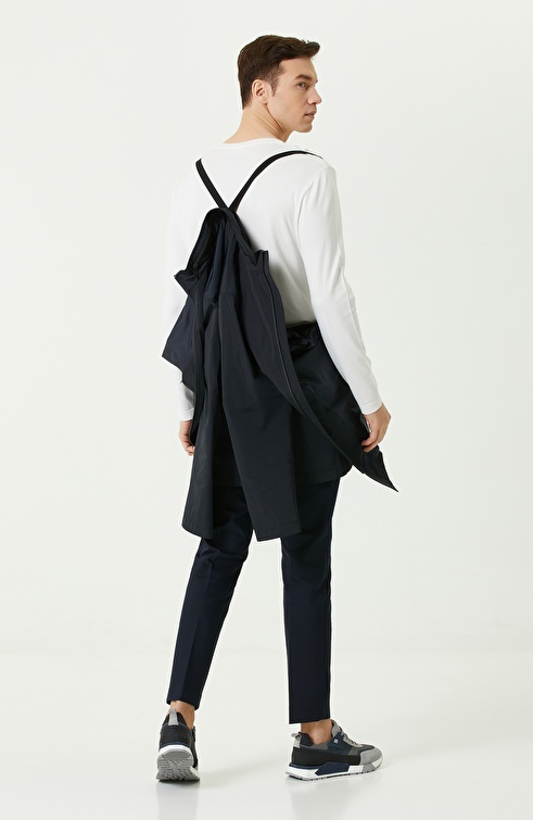 Navy Blue Top Coat