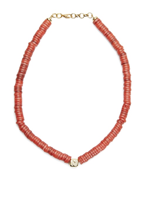 Red Beaded Women's Necklace