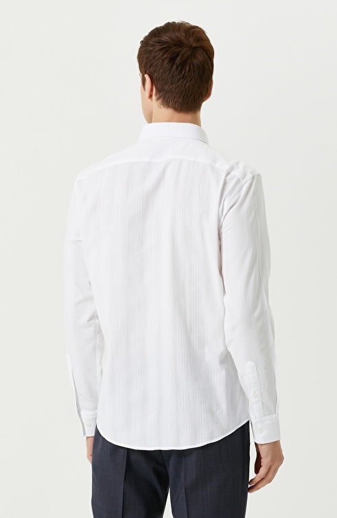 Slim Fit White Shirt