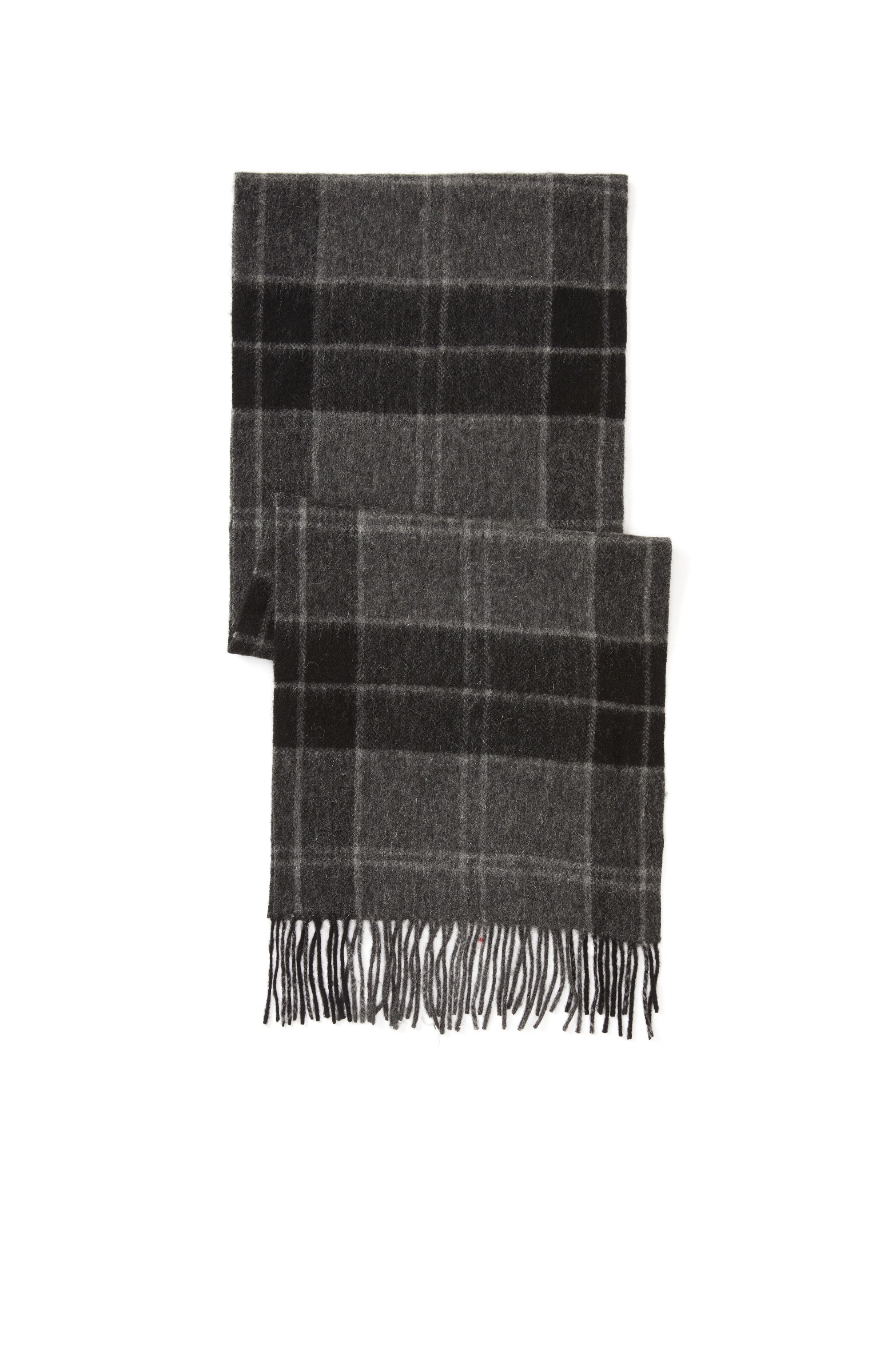 Gray Men's Wool Scarf