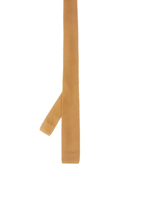 Beige Textured Tie