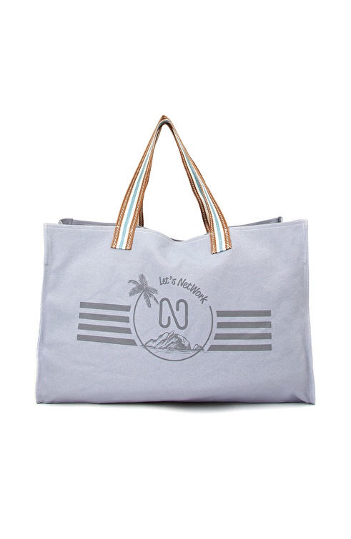 Blue Women's Beach Bag