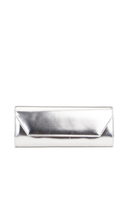 Silver Women's Clutch