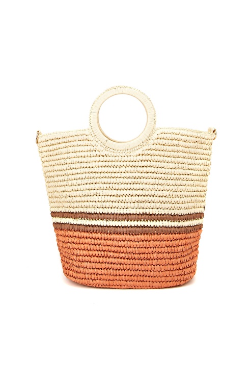 Brown Women Straw Bag