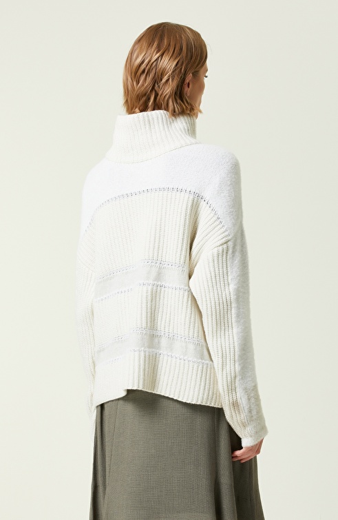 Off White Wool Sweater