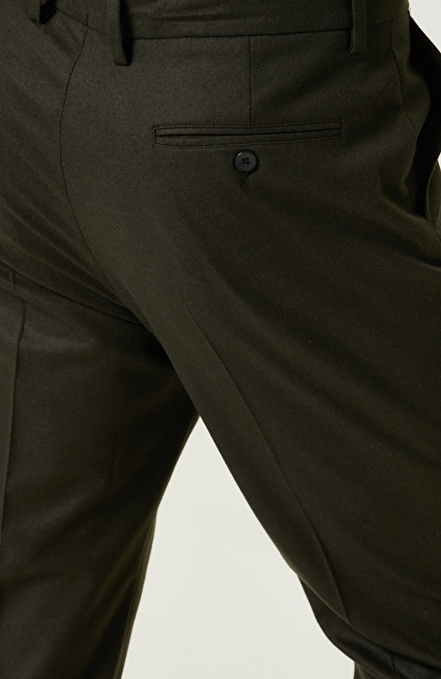 Double Leg Khaki Trousers