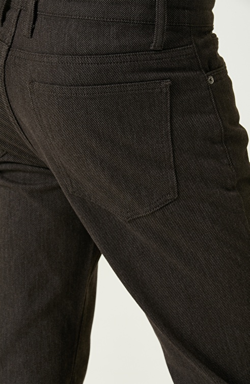 Slim Fit Brown Pants