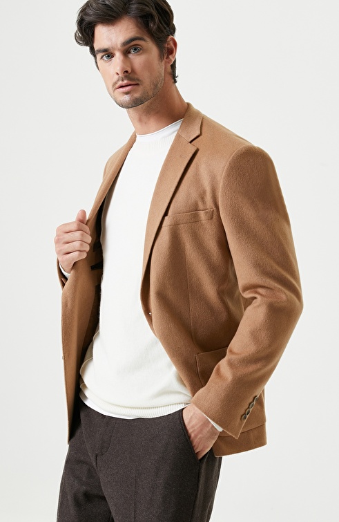 Loro Piana Camel Cashmere Jacket