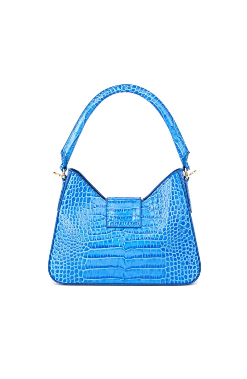 Blue Crocodile Women's Leather Bag