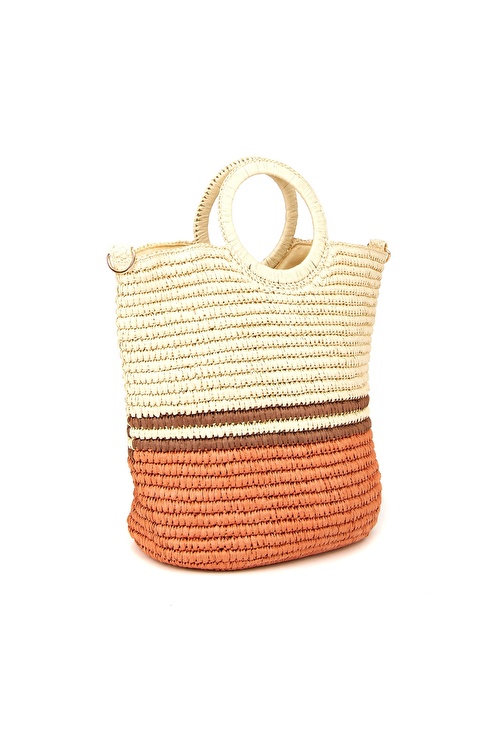 Brown Women Straw Bag