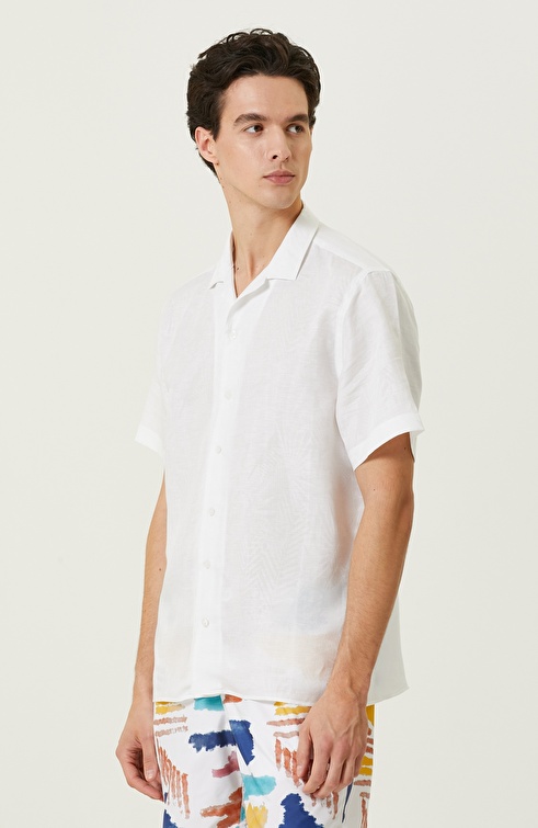 White Jacquard Shirt