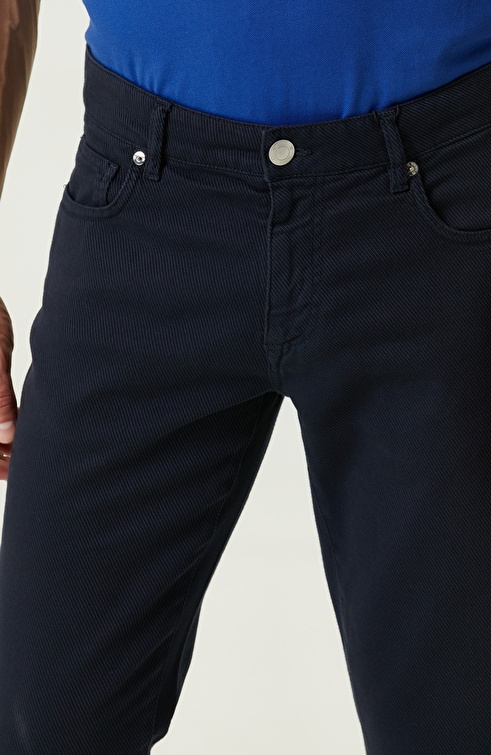 Navy Blue 5 Pocket Casual Trousers