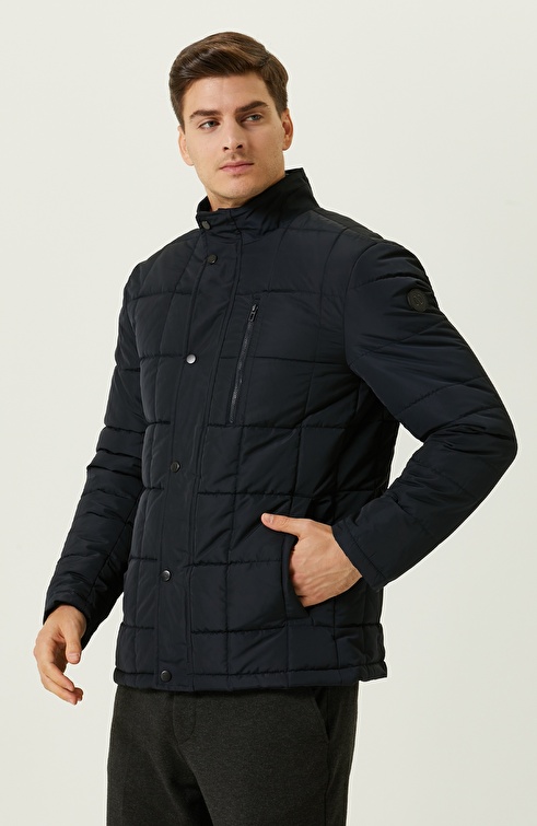 Navy Blue Coat Jacket