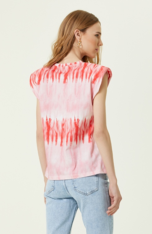 Red Pink Tie Dye T-shirt