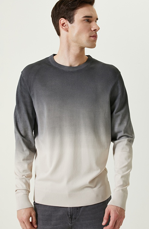 Gradient Anthracite Knitwear Sweater