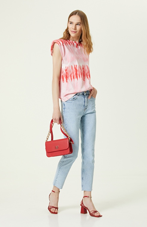 Red Pink Tie Dye T-shirt