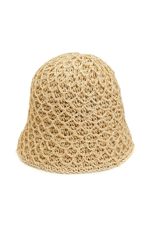 Ecru Women's Paper Straw Hat