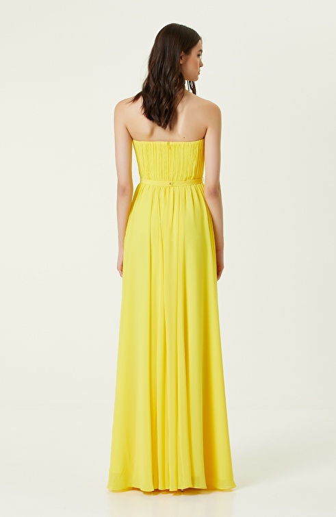 Yellow Long Evening Dress