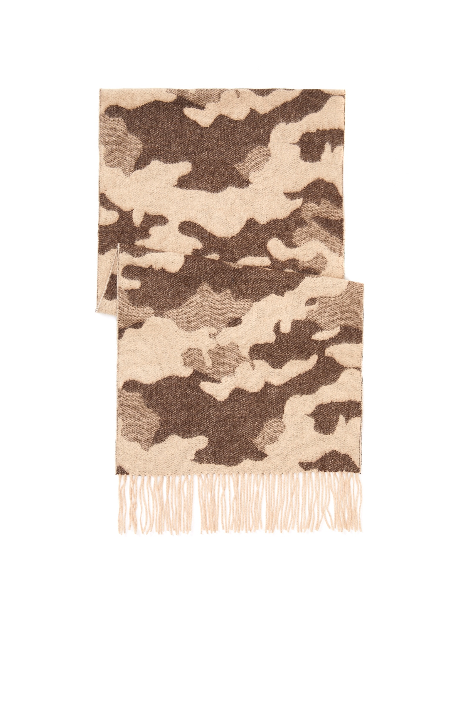 Camouflage Patterned Men's Wool Scarf