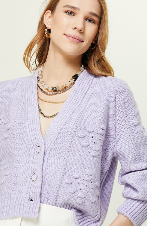 Lilac Cardigan