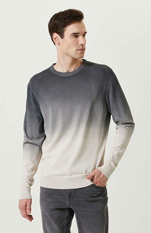 Gradient Anthracite Knitwear Sweater