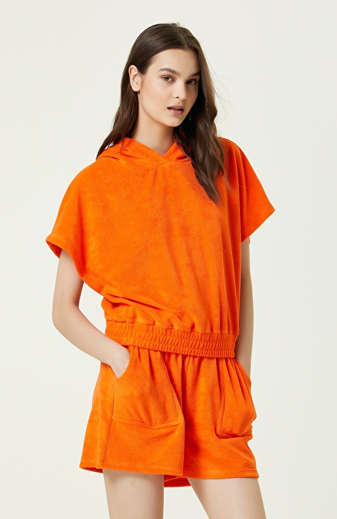 Orange Towel Sweatshirt